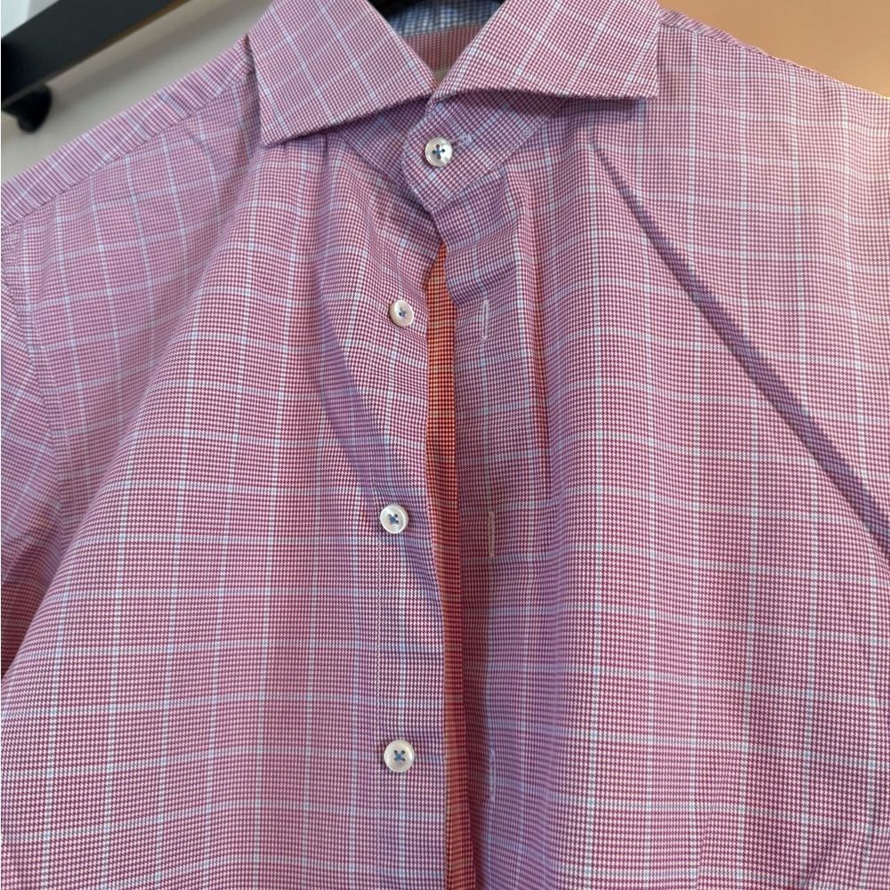 Classic Red Checkered Dress Shirt